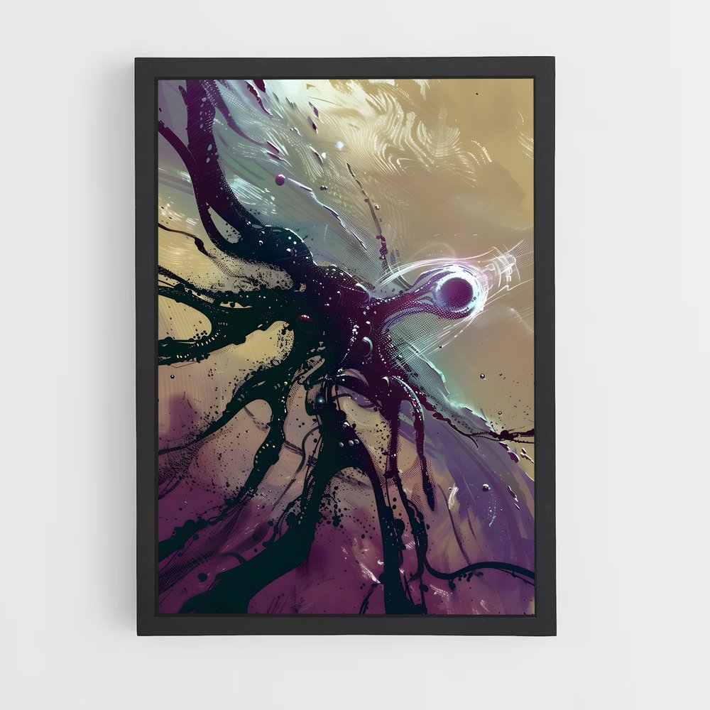Poster Cosmos Tourbillon – affiche Art spatial (vue 2)